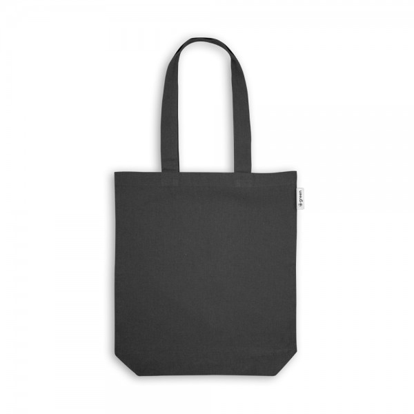MERIDA. Borsa (220 g/m²) in cotone (50%), cotone riciclato (30%) e poliestere (20% rPET)