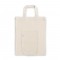 BEIRUT. Borsa pieghevole in cotone (50%), cotone riciclato (30%) e poliestere (20% rPET) (140 g/m²)