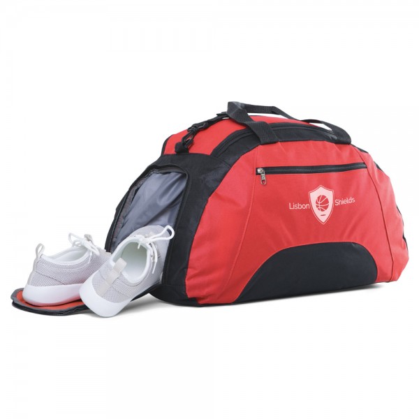 FIT. Borsa sportiva in 600D - Nero