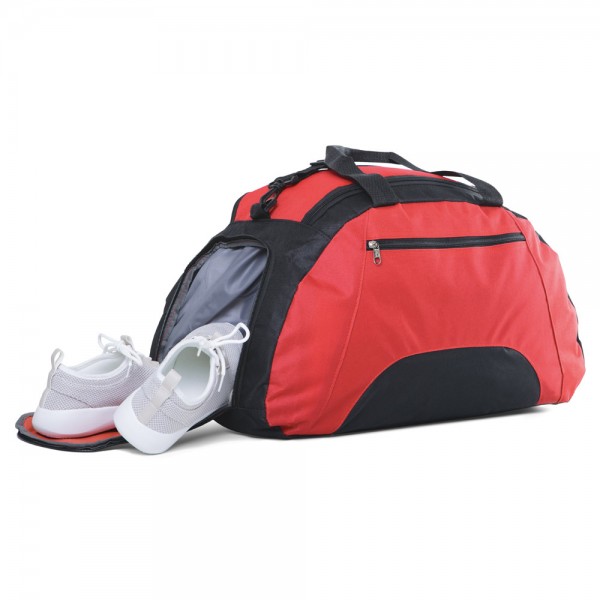 FIT. Borsa sportiva in 600D - Nero