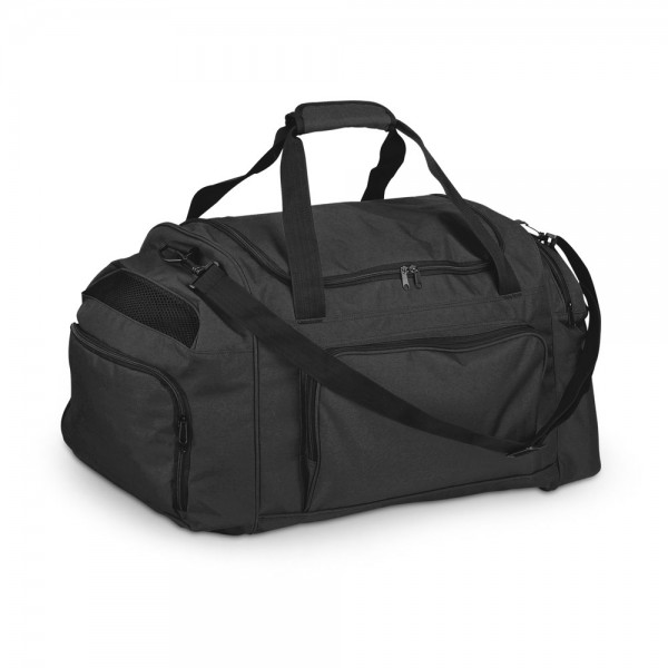 GIRALDO. Borsa sportiva in 300D - Nero