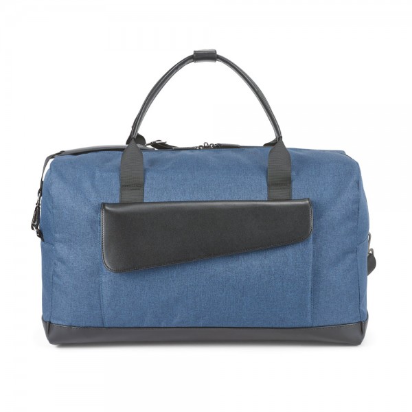Motion Bag. Borsa da viaggio in 600D cationico e similpelle - Blu