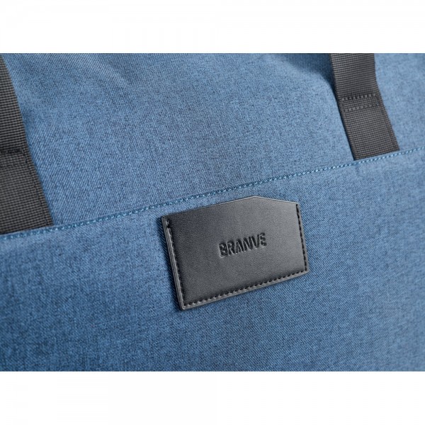Motion Bag. Borsa da viaggio in 600D cationico e similpelle - Blu