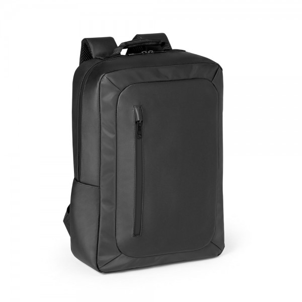 OSASCO. Zaino impermeabile porta PC Portatile 15'6'' in poliestere 600D - Nero