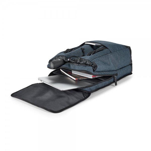 TRAVELLER. Zaino porta PC 17'' in 600D - Blu