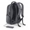 BOSTON. Zaino impermeabile porta PC 17'' in nylon 2 toni - Nero