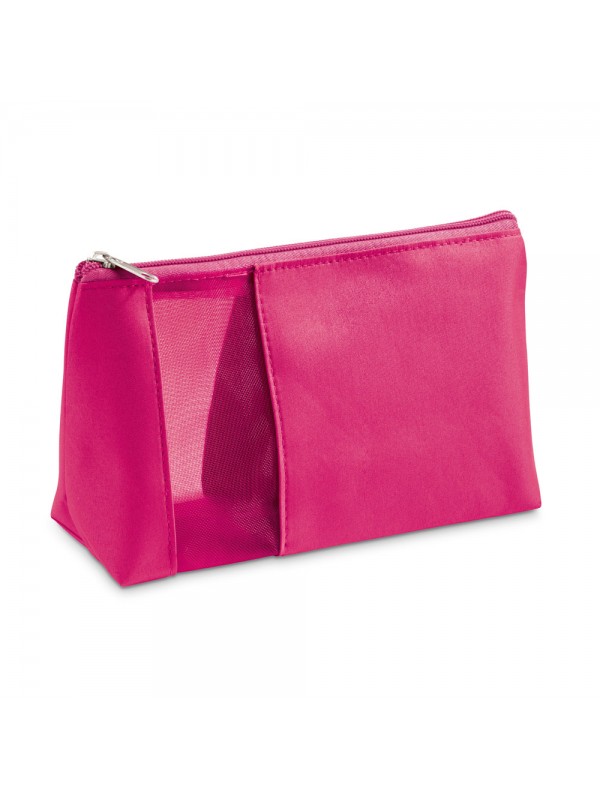 ANNIE. Pochette in microfibra e rete