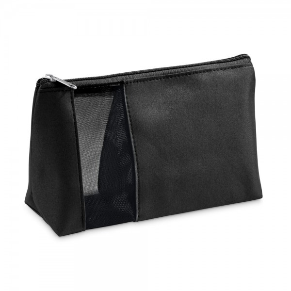 ANNIE. Pochette in microfibra e rete