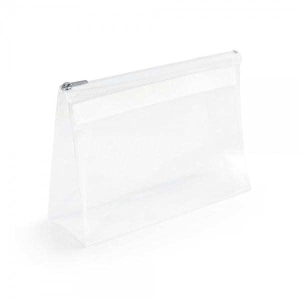 CHASTAIN. Pochette in EVA trasparente con cerniera