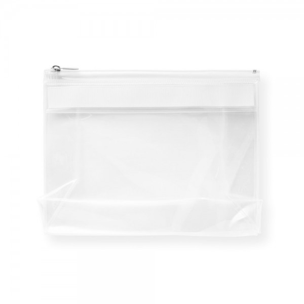 CHASTAIN. Pochette in EVA trasparente con cerniera