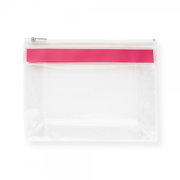 CHASTAIN. Pochette in EVA trasparente con cerniera