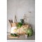BRAGA. Borsa in juta (240 g/m²) con tasca in 100% cotone (140 gm²)
