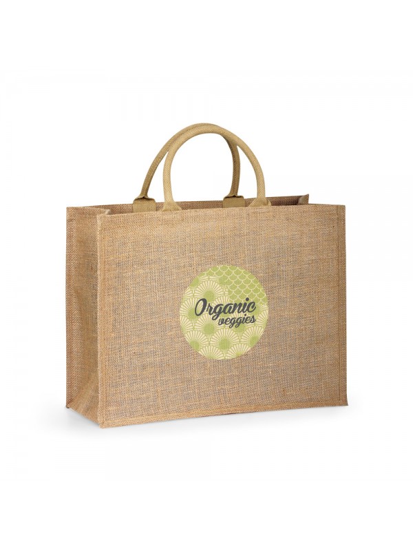 SHANTI. Borsa in juta (360 g/m²)