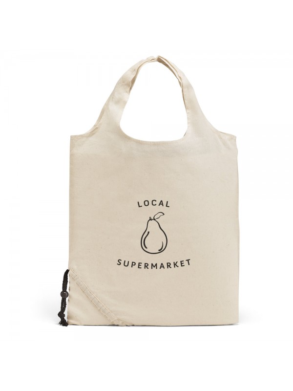 ORLEANS. Borsa pieghevole in cotone 100% (100 g/m²)