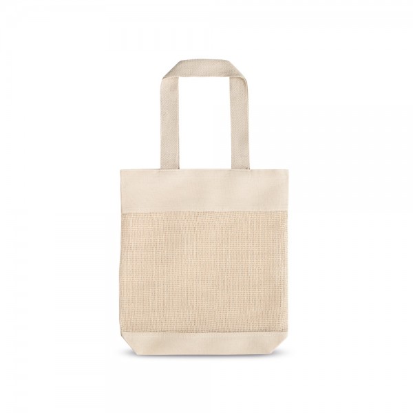 MUMBAI. Borsa con rete in cotone 100% (180 g/m²)