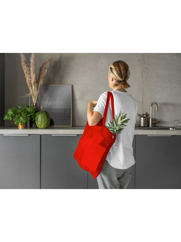 MAPUTO. Shopper in 190T poliestere riciclato (100% rPET)