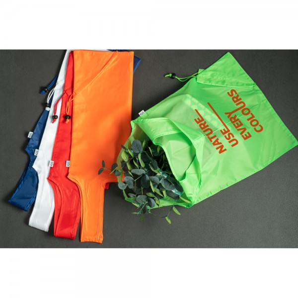 BEIRA. Shopper pieghevole in 190T poliestere riciclato (100% rPET)