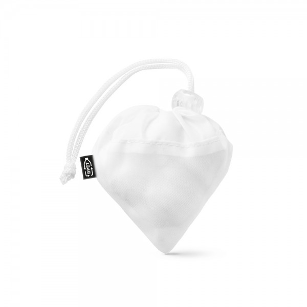 BOLZANO. Borsa pieghevole in maglia e poliestere riciclato 190T (100% rPET)