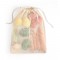 NAPOLI. Borsa 100% cotone (120 g/m²) con maglia 100% cotone nella parte frontale (100 g/m²)