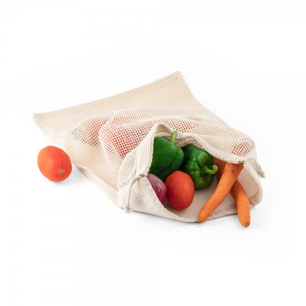 NAPOLI. Borsa 100% cotone (120 g/m²) con maglia 100% cotone nella parte frontale (100 g/m²)