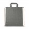 RISSANI. Zaino a sacca con cotone riciclato (70%) e poliestere (30% rPET) (140 g/m²)