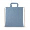 RISSANI. Zaino a sacca con cotone riciclato (70%) e poliestere (30% rPET) (140 g/m²)