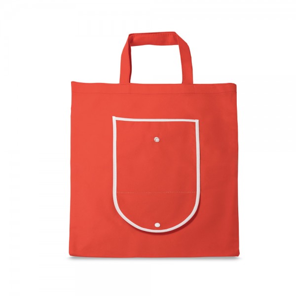 ARLON. Borsa pieghevole in tessuto non tessuto (80 g/m²)