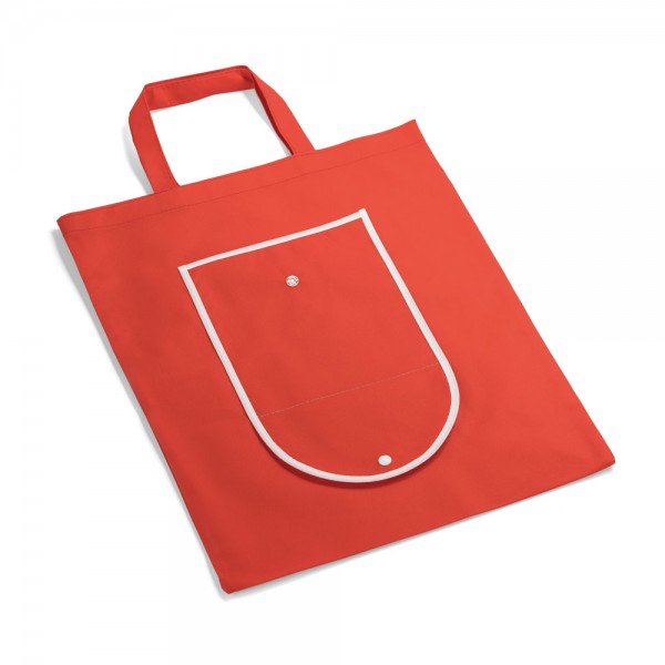 ARLON. Borsa pieghevole in tessuto non tessuto (80 g/m²)