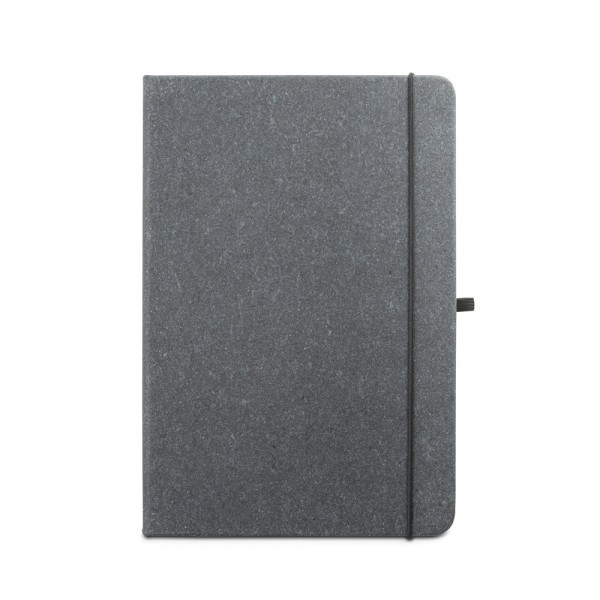 MATISSE. Blocco note A5 con copertina rigida in pelle (70% riciclata) con pagine a righe