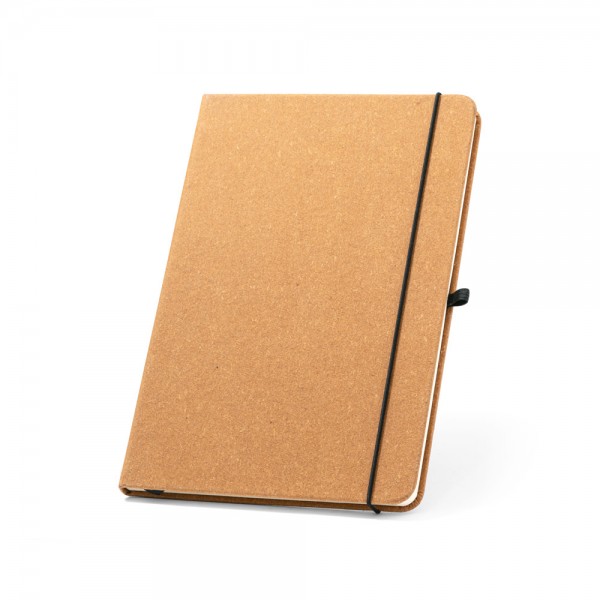 MATISSE. Blocco note A5 con copertina rigida in pelle (70% riciclata) con pagine a righe