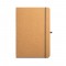MATISSE. Blocco note A5 con copertina rigida in pelle (70% riciclata) con pagine a righe