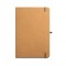 MATISSE. Blocco note A5 con copertina rigida in pelle (70% riciclata) con pagine a righe