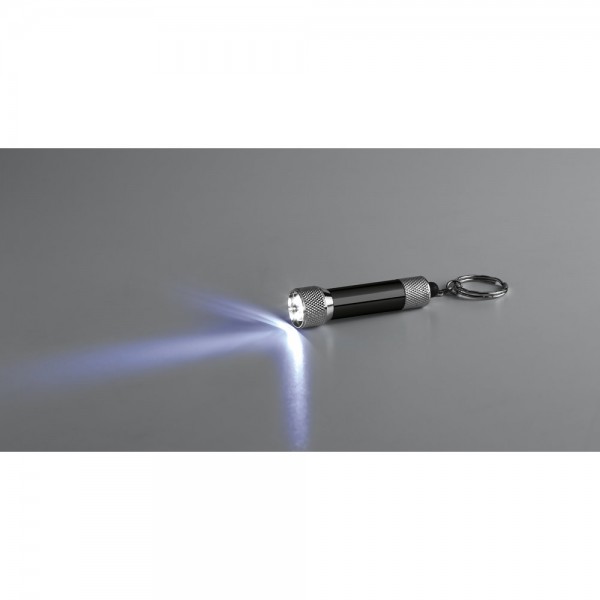 LERGAN. Portachiavi in alluminio con 3 luci a LED