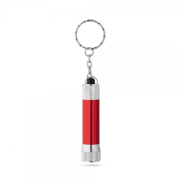 LERGAN. Portachiavi in alluminio con 3 luci a LED