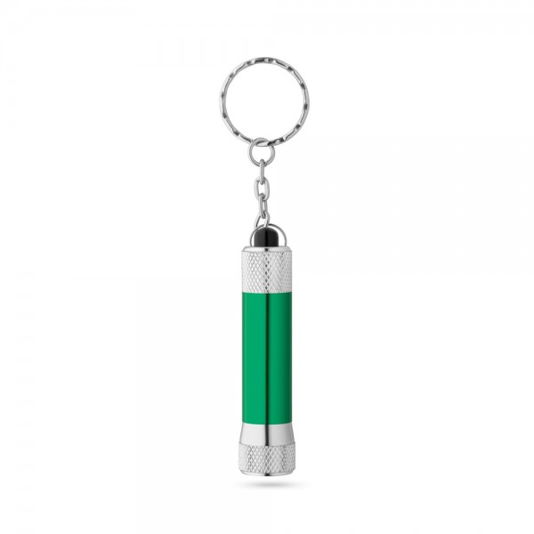 LERGAN. Portachiavi in alluminio con 3 luci a LED