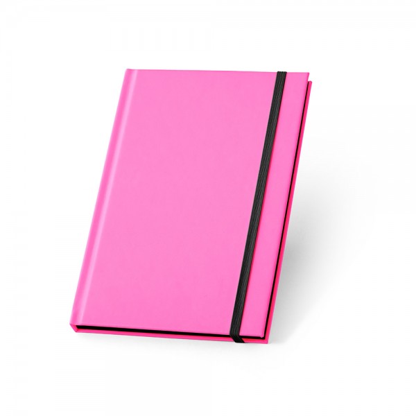 WATTERS. Block notes A5 in PU fluorescente con fogli a righe