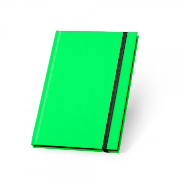 WATTERS. Block notes A5 in PU fluorescente con fogli a righe