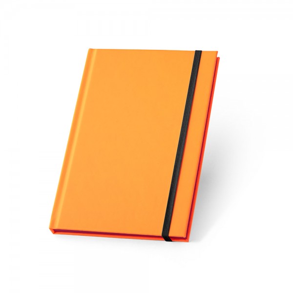 WATTERS. Block notes A5 in PU fluorescente con fogli a righe