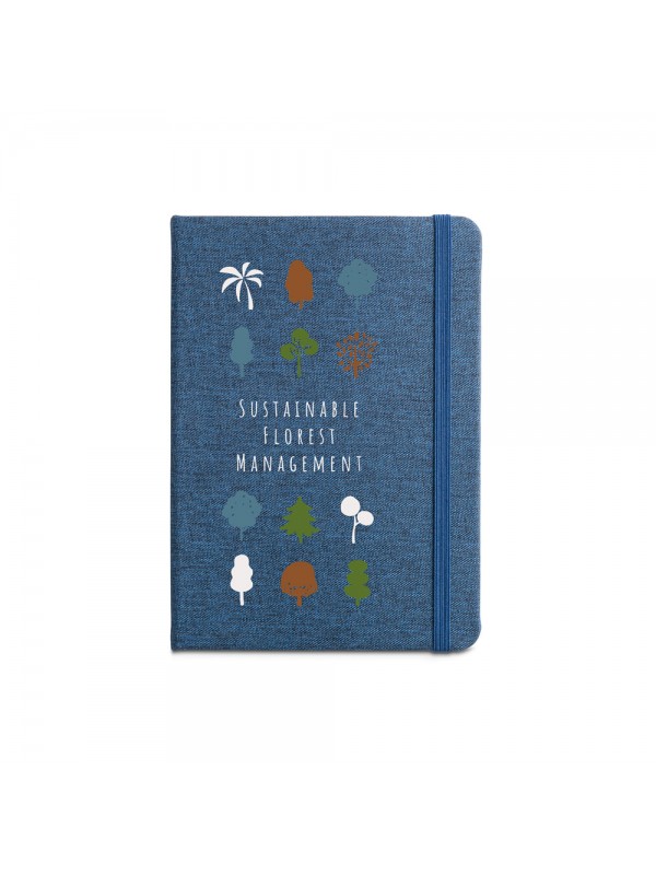 BOYD. Blocco note A5 in poliestere riciclato (100% rPET) con pagine a righe BOYD. Blocco note A5 in poliestere riciclato (100% rPET) con pagine a righe