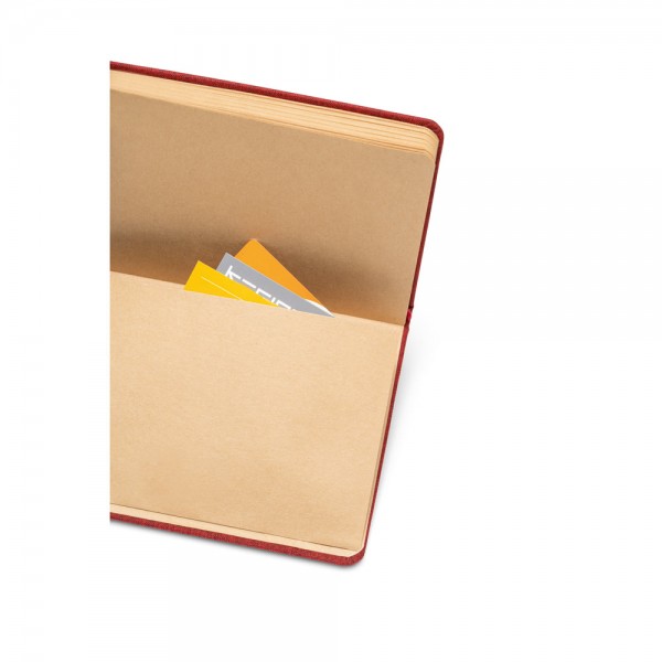 BOYD. Blocco note A5 in poliestere riciclato (100% rPET) con pagine a righe