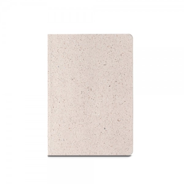 ORGANIC SEMI-RIGID. Block notes A5 con copertina semirigida fabbricata tramite materia organica degli elefanti (80%)