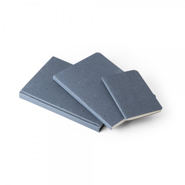 COFFEEPAD SEMI-RIGID. Block notes A5 con copertina semirigida fabbricata attraverso gli scarti della buccia di caffé (65%)