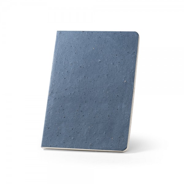 COFFEEPAD SEMI-RIGID. Block notes A5 con copertina semirigida fabbricata attraverso gli scarti della buccia di caffé (65%)