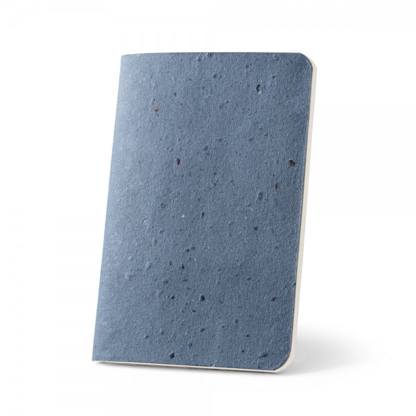 COFFEEPAD SOFT. Block notes A6 con copertina flessibile fabbricata tramite gli scarti della buccia del caffé (65%)