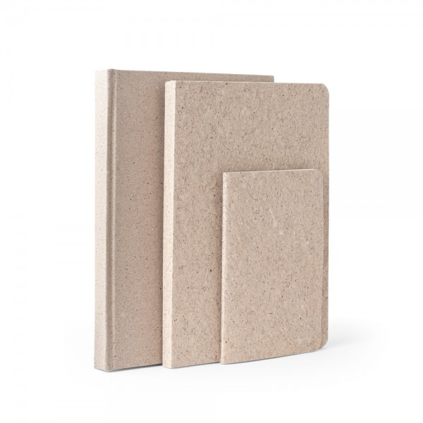 TEAPAD SOFT. Block notes A6 con copertina flessibile fabbricata tramite gli scarti delle foglie di té (65%)