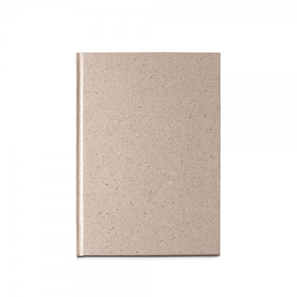 TEAPAD RIGID. Block notes A5 con copertina flessibile fabbricata tramite gli scarti delle foglie di tè (65%)