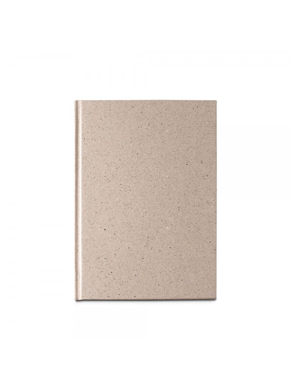 TEAPAD RIGID. Block notes A5 con copertina rigida fabbricata tramite gli scarti delle foglie di tè (65%)