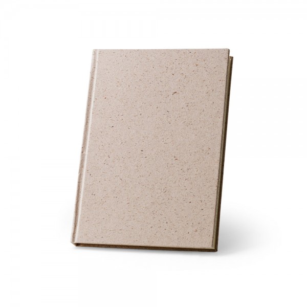 TEAPAD RIGID. Block notes A5 con copertina flessibile fabbricata tramite gli scarti delle foglie di tè (65%)