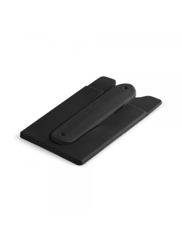CARVER. Porta tessere con supporto per cellulare in silicone CARVER. Porta tessere con supporto per cellulare in silicone