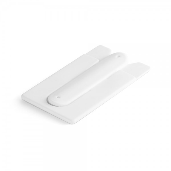 CARVER. Porta tessere con supporto per cellulare in silicone